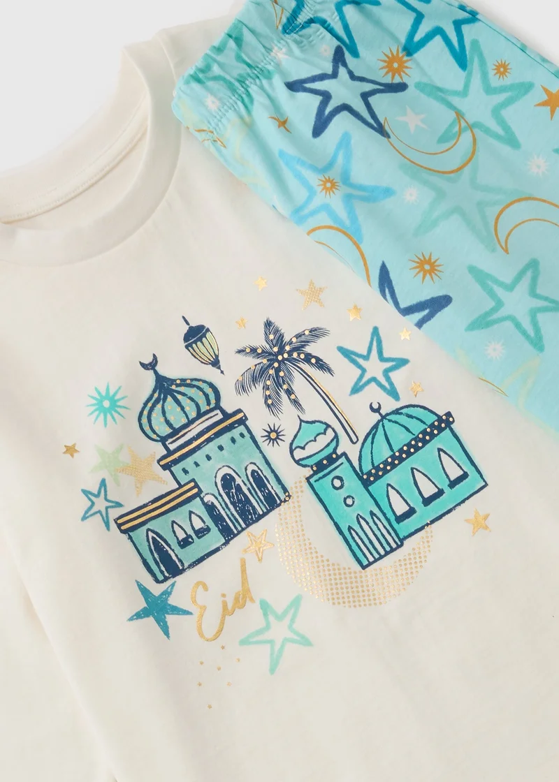 Matalan Boys Blue Eid Pyjama Sets